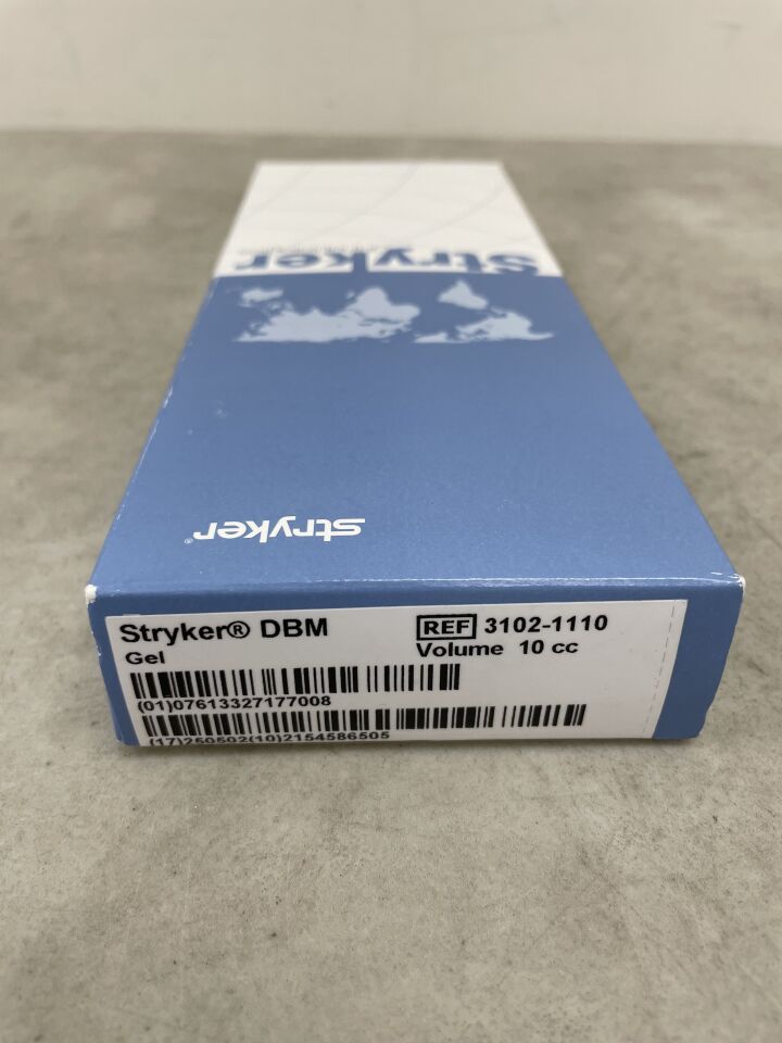 3102-1110 - STRYKER - Allograft Demineralized Bone Gel 10cc, (BX/1) - ( Expiry Date: 2025-05-02 )