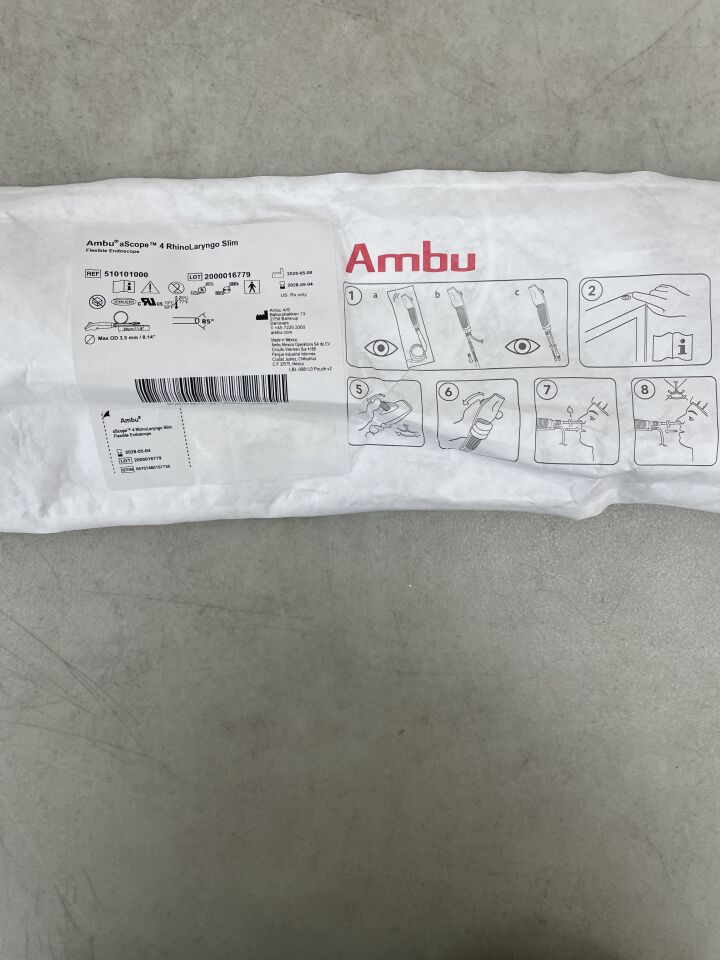 510101000 - AMBU - aScope 4 RhinoLaryngo Slim Flexible Videoscope, (EA) - ( Expiry Date: 2028-05-04 )