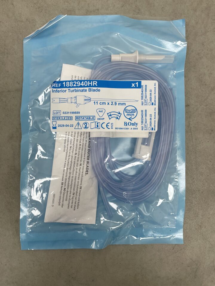 1882940HR  -  MEDTRONIC  -  Inferior Turbinate Blade, M4 Rotatable: 2.9mm , ( EA )  -  ( Expiry Date : 2029-04-22 )