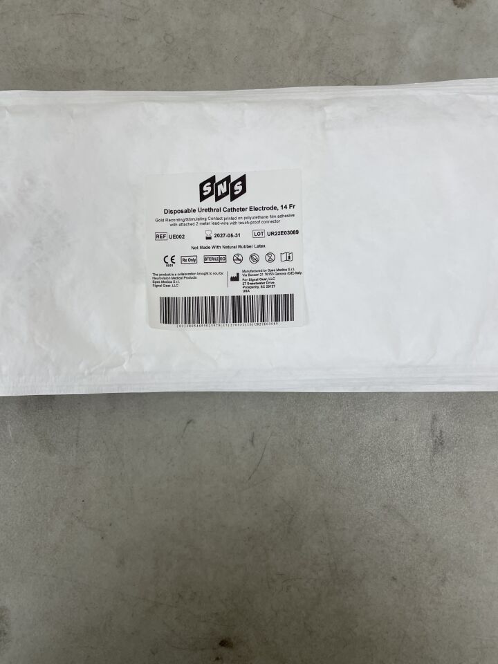 UE002 - SPES MEDICA - 尿道導管電極，14Fr.，（EA）-（有效期至：2027-05-31）