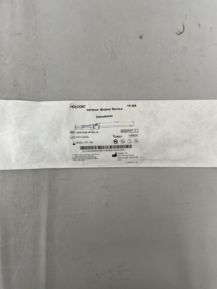 Sertera Intro-14 - HOLOGIC - Sertera Introducer, 14G, (EA) - (Fecha de caducidad: 2026-09-26)