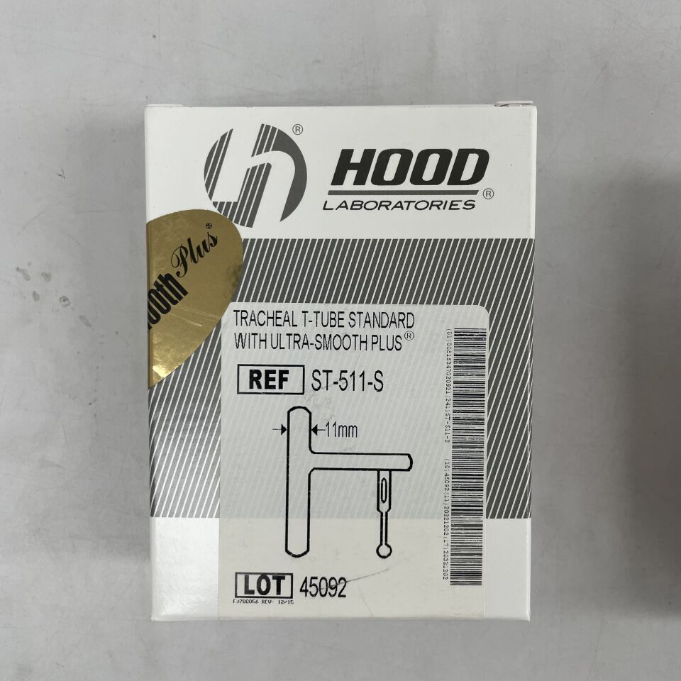 ST-511-S - CAPUCHA - Tubo traqueal en T estándar con ultrasuave plus, 11 mm, (unidad) - (Fecha de caducidad: 02/12/2032)