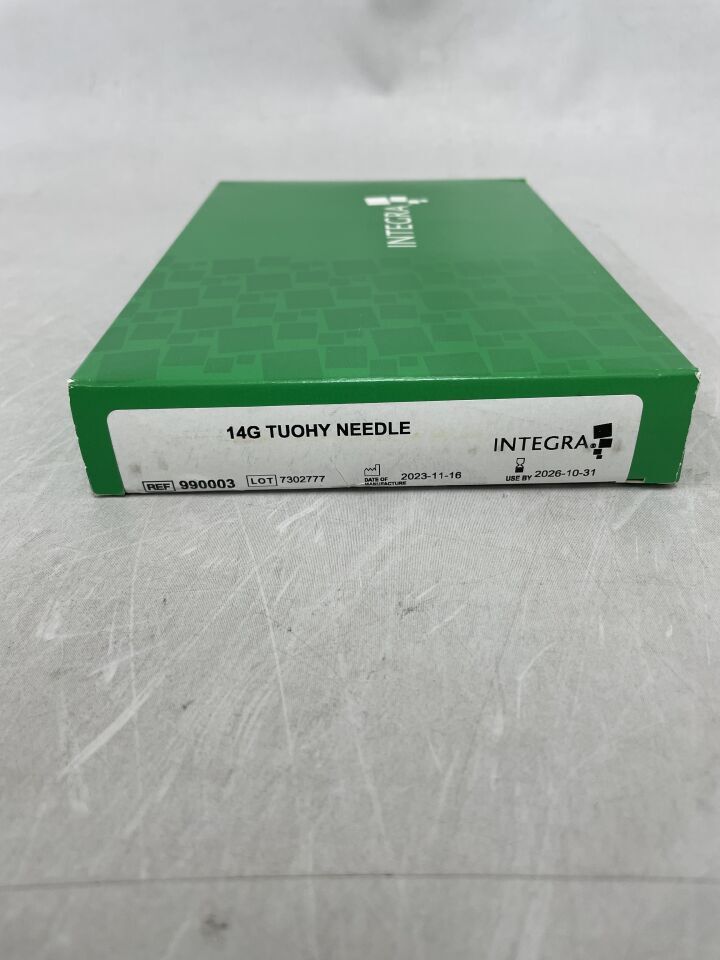 990003 - INTEGRA - Aguja Tuohy 14G, (Caja/1) - (Fecha de caducidad: 31/10/2026)