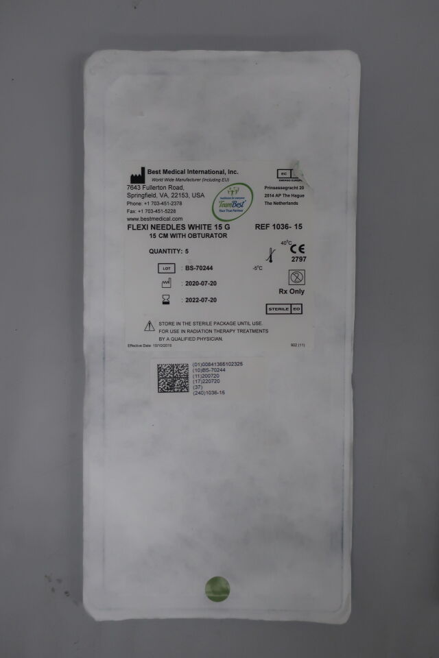 1036-15 - BEST MEDICAL - Flexi needles white 15g, (EA) - ( Expiry Date: 2025-07-25 )