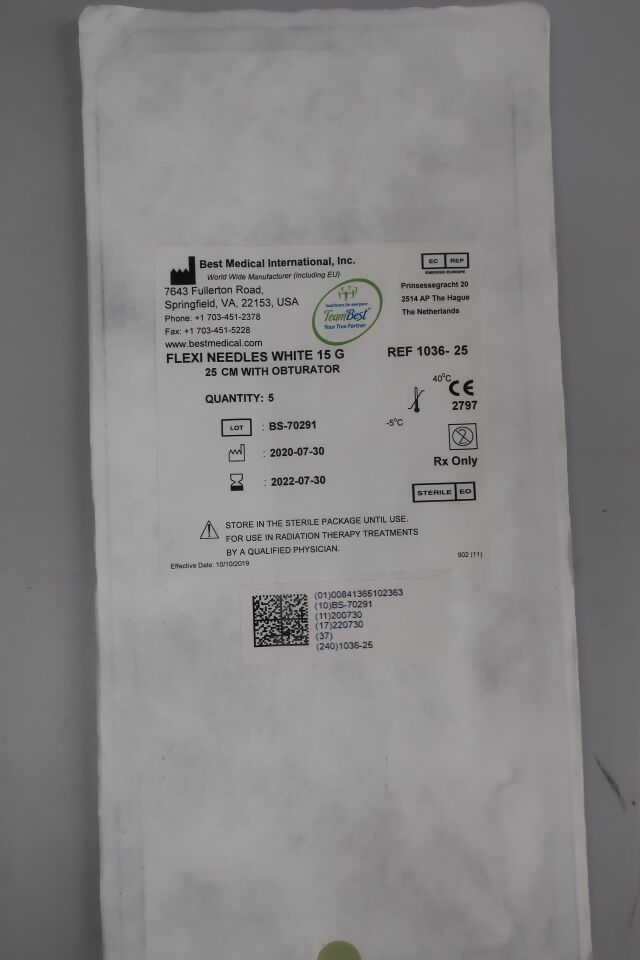 1036-25 - BEST MEDICAL - Flexi needles white 15g, (EA) - ( Expiry Date: 2025-05-18 )