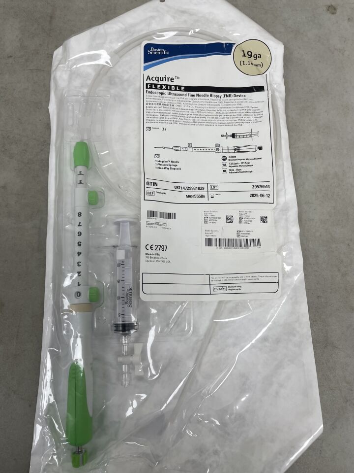 5558 - BOSTON SCIENTIFIC - Acquire Endoscopic Ultrasound Fine Needle Biopsy (FNB) Device - Flexible - 19Ga, (EA) - ( Expiry Date: 2025-06-12 )