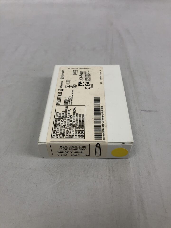 C8923 - CONMED - Guardsman Interference Screw, Tapered Tip 8mm x 20mm, (BX/1) - ( Expiry Date: 2025-11-19 )