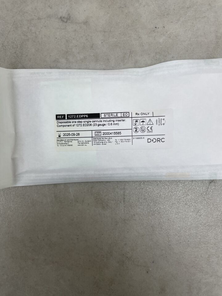 1272.EDPP6 - DORC - Disposable One Step Cannula System, 23G / 0.6mm, (EA) - ( Expiry Date: 2025-09-28 )
