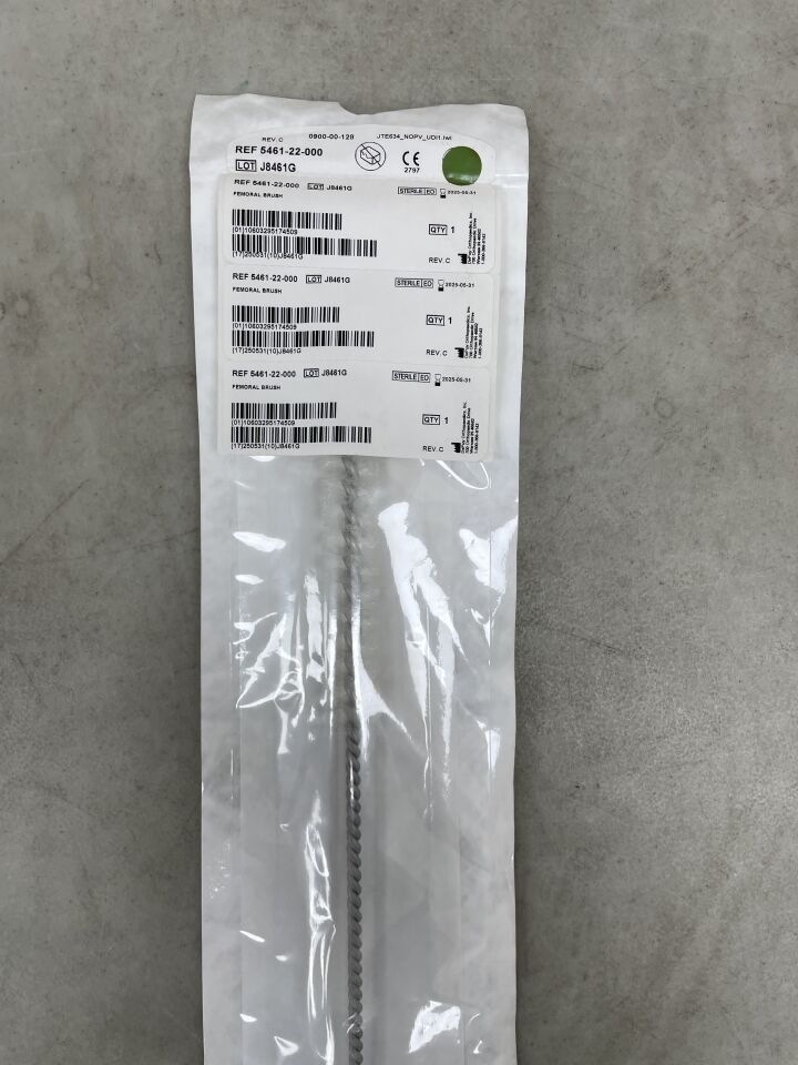 5461-22-000 - DEPUY - Femoral Brush, Sterile, Single-Use, For Endurance Copolymer Bone Cement, (EA) - ( Expiry Date: 2025-05-31 )