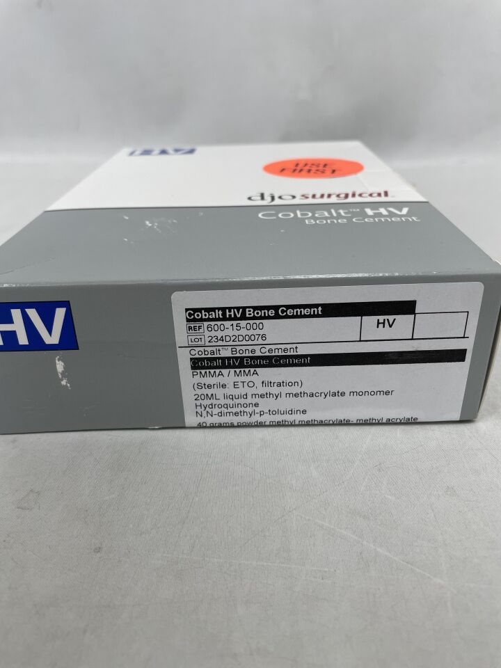 600-15-000 - DJO SURGICAL - Cobalt HV Bone Cement , (BX/1) - ( Expiry Date: 2025-05-23 )