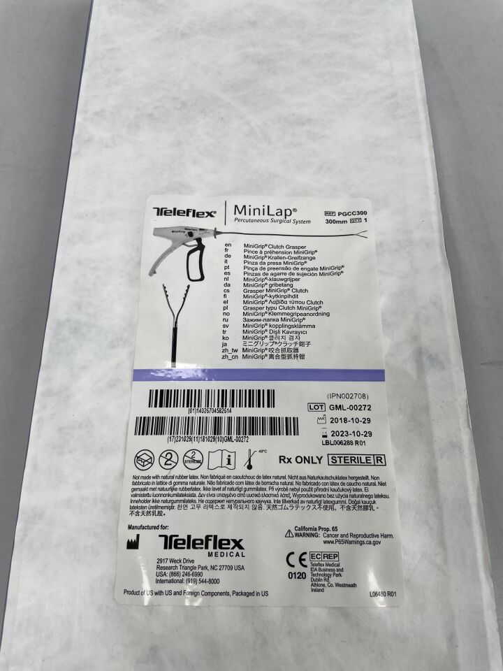 PGCC300 - TELEFLEX - minilap minigrip clutch grasper, (EA) - ( Expiry Date: 2024-07-24 )