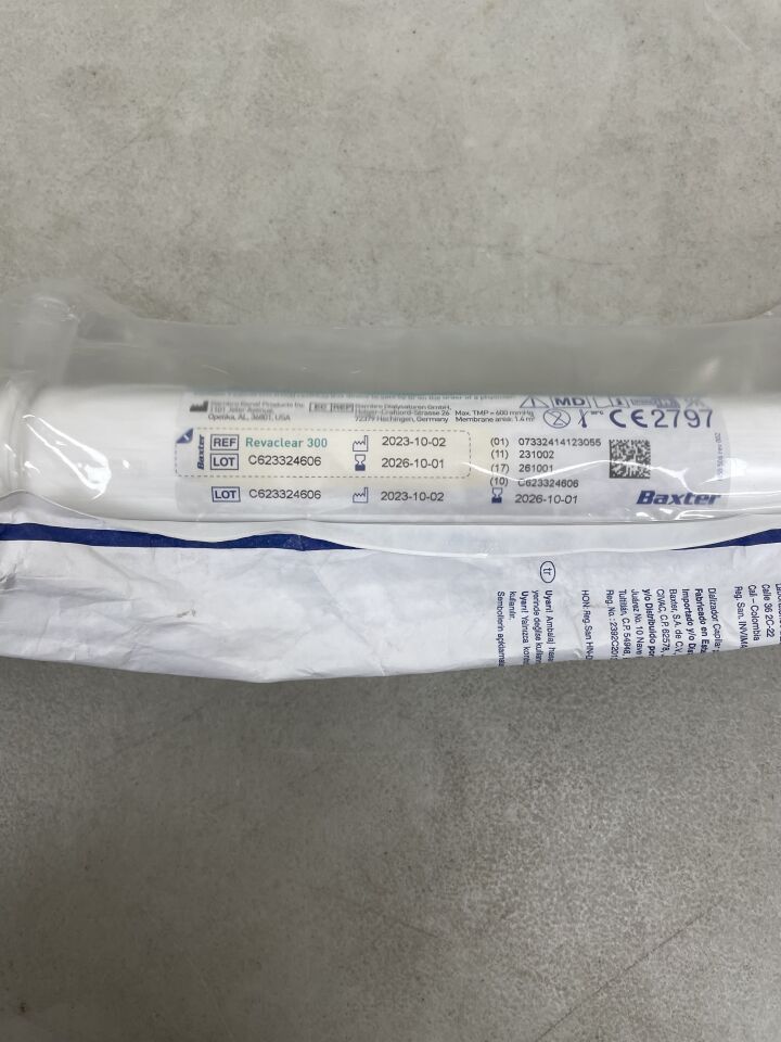 114745L - BAXTER - Revaclear 300 Dialyzer, (EA) - ( Expiry Date: 2026-10-01 )
