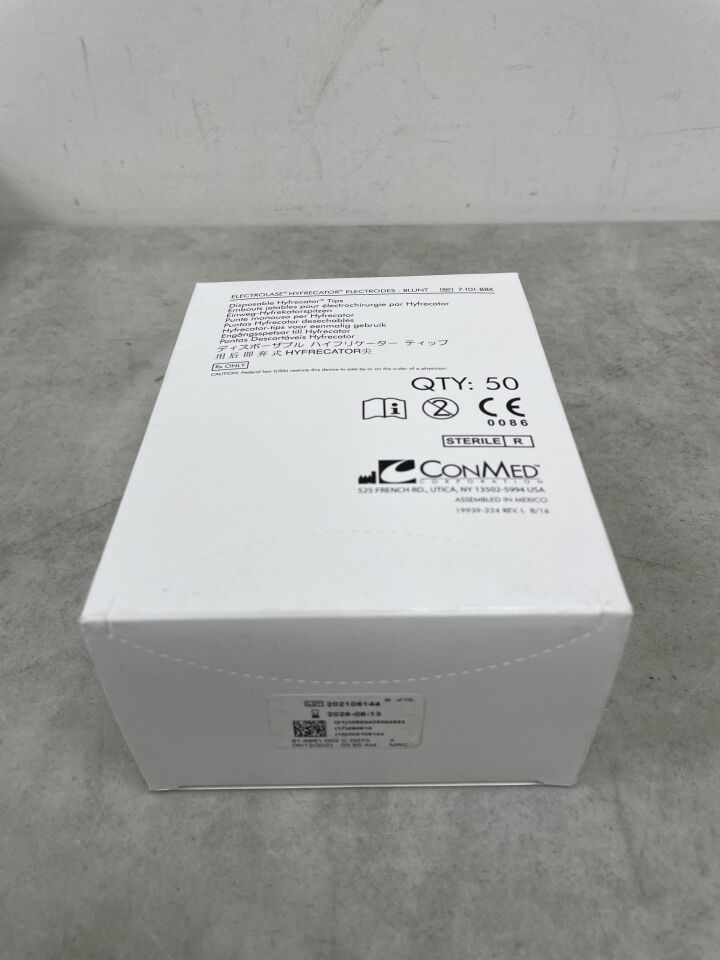 7-101-8BX - CONMED - Electrolase Blunt Tip, (BX/50) - ( Expiry Date: 2026-06-13 )