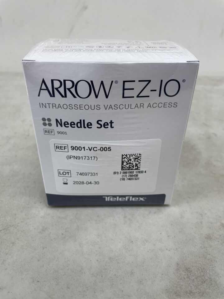 9001-VC-005 - TELEFLEX - Arrow EZ-IO 針頭套裝 25mm x 15G，（盒/5）-（有效期至：2028-04-30）