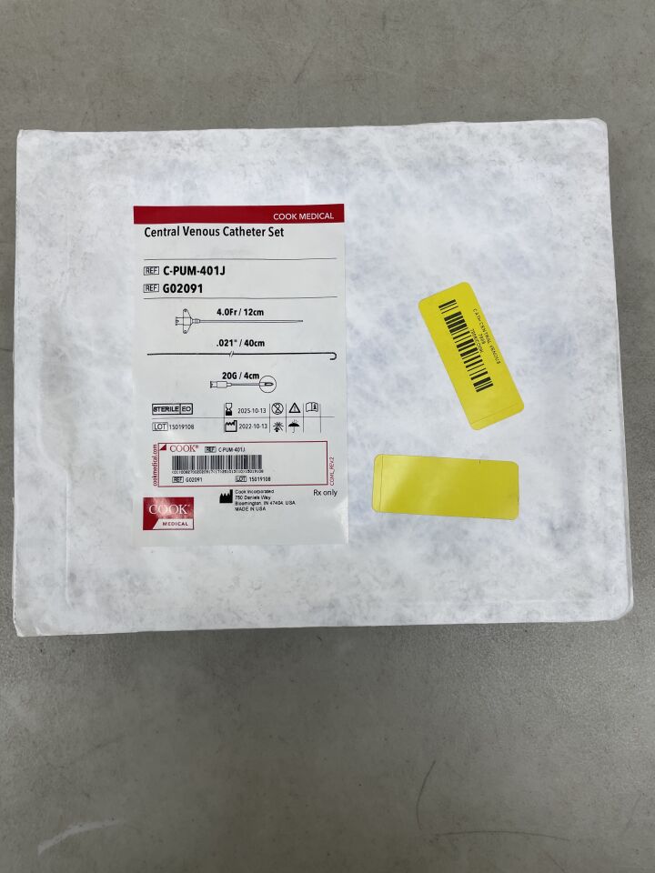 G02091 - COOK - CVC Set Single, (EA) - ( Expiry Date: 2025-10-13 )