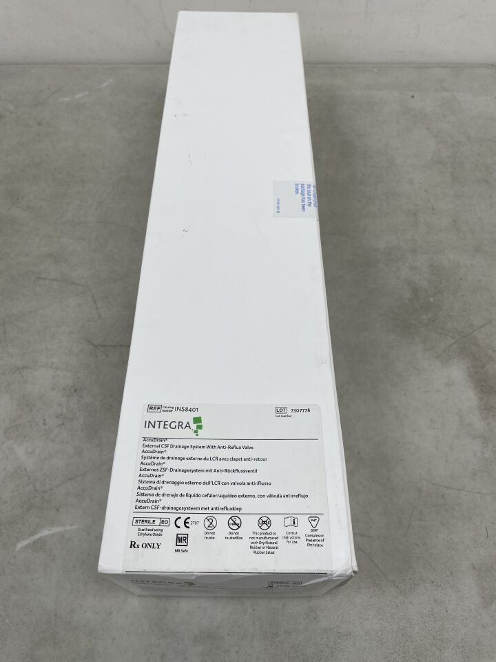 INS8401 - INTEGRA - AccuDrain External CSF Drainage System With Anti-reflux Valve, (BX/1) - ( Expiry Date: 2025-11-30 )