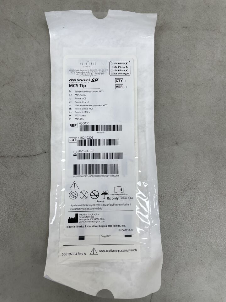 430035 - INTUITIVE SURGICAL - Da Vinci SP Monopolar Curved Scissors Tip, (EA) - ( Expiry Date: 2026-02-28 )