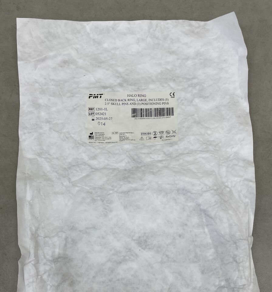 1201-1L - PMT - halo closed back ring, large, includes (5) 2.5" skull pins and (3) positioning pins, (EA) - ( Expiry Date: 2025-05-27 )