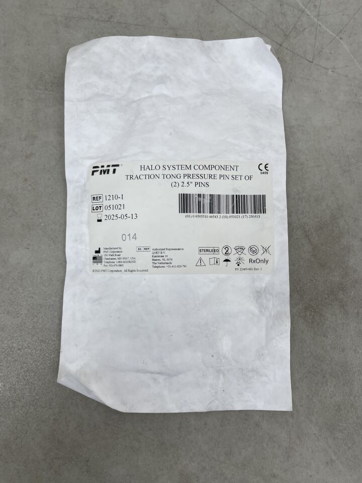 1210-1 - PMT - HALO TRACTION TONG PRESSURE PIN 2.5" (2 Per Pack), (EA) - ( Expiry Date: 2025-05-13 )
