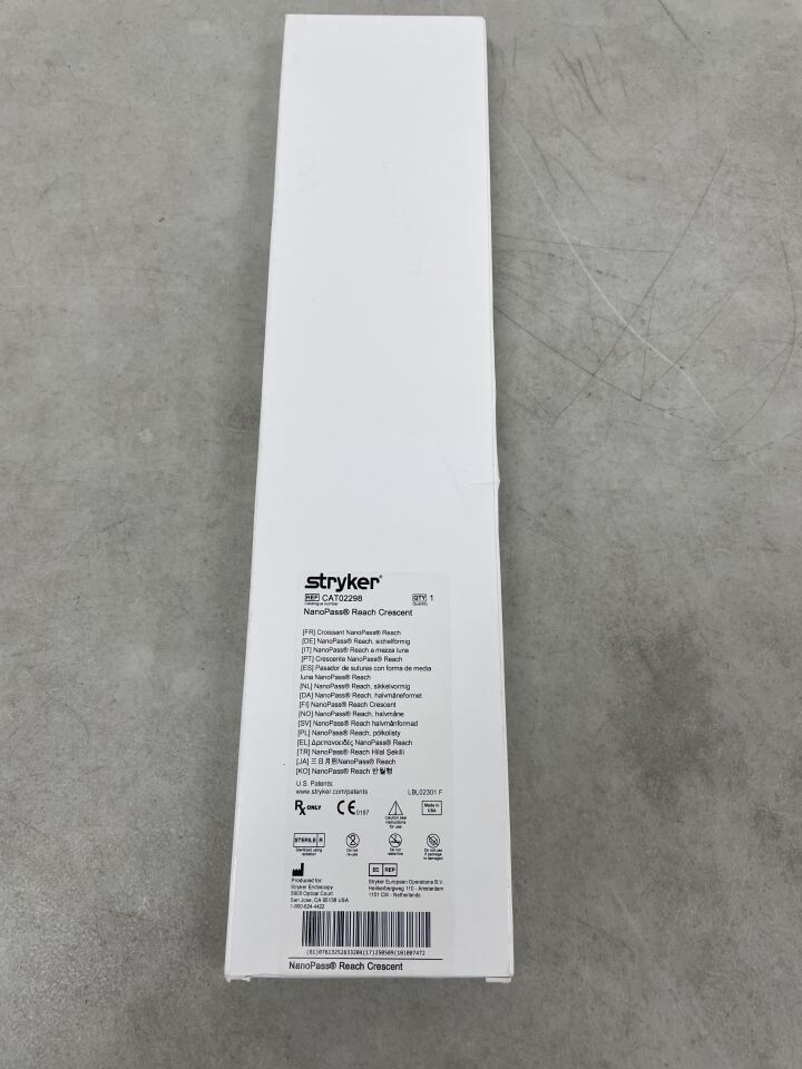 CAT02298 - STRYKER - NanoPass Crescent Suture Manager Reach, (BX/1) - ( Expiry Date: 2025-05-09 )