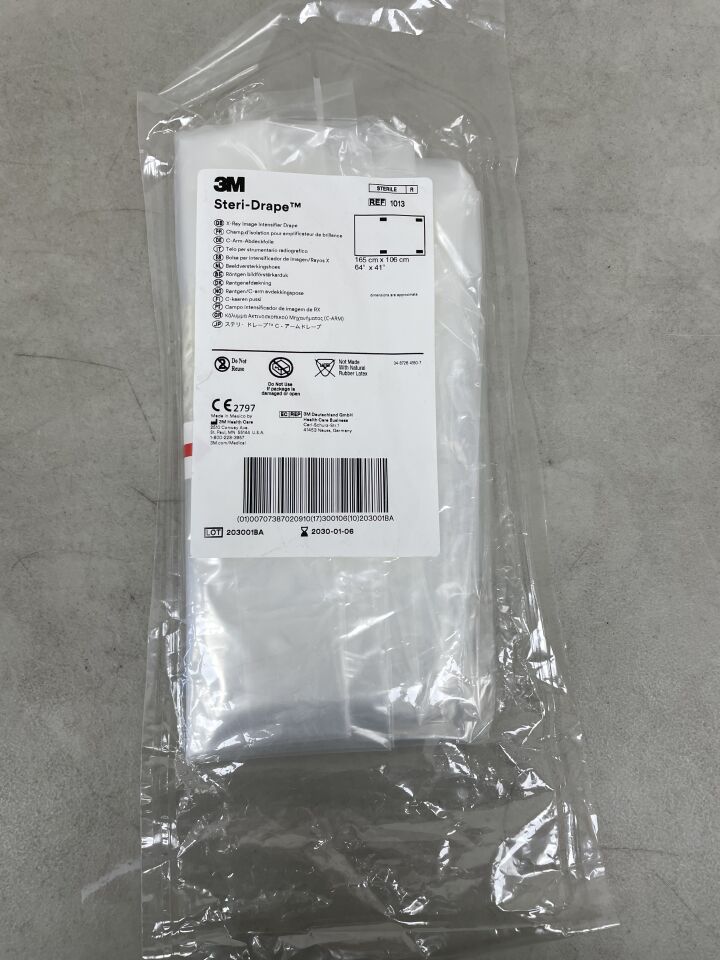 1013 - 3M - Steri-Drape, C-Arm X-Ray Image Intensifier 41" x 64, (EA) - ( Expiry Date: 2030-01-06 )