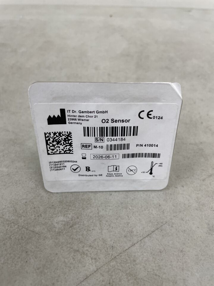 M-10 - GE - Datex-Ohmeda MEDICAL OXYGEN SENSOR, (EA) - ( Expiry Date: 2026-06-11 )