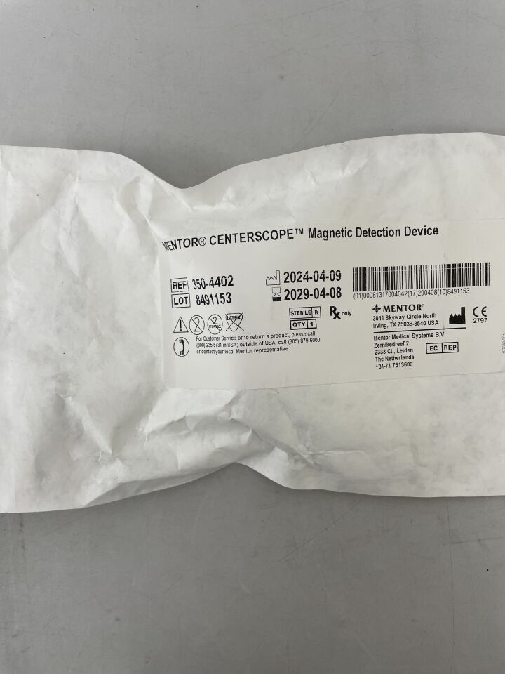 350-4402 - MENTOR - MENTOR CENTERSCOPE Magnetic Detection Device, () - ( Expiry Date: 2029-04-08 )