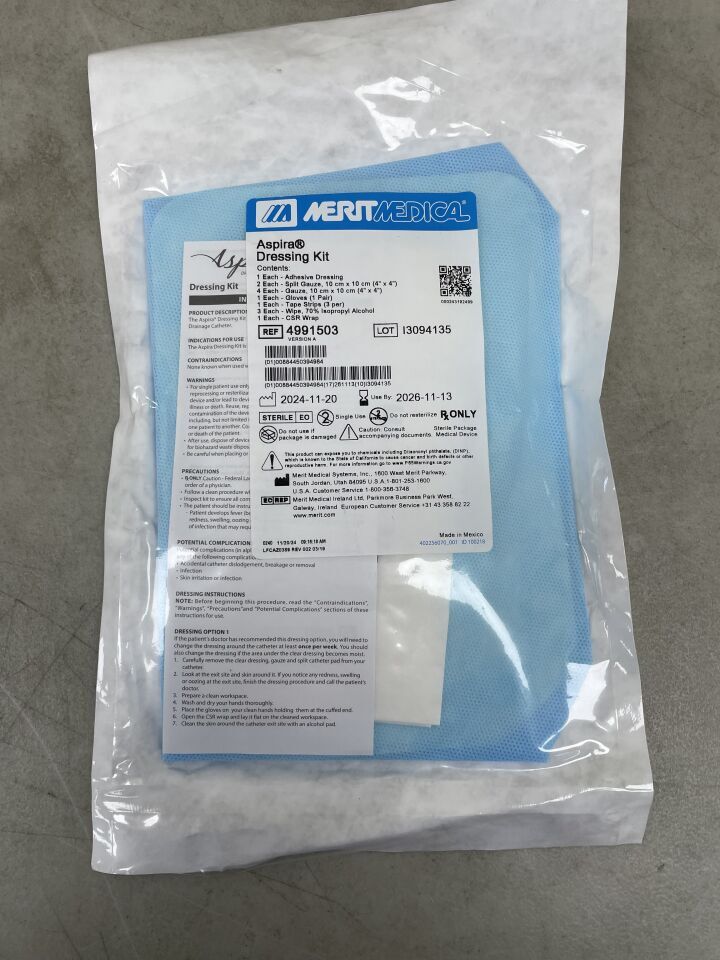 4991503 - MERIT MEDICAL - Aspira Dressing Kit, (EA) - ( Expiry Date: 2026-11-13 )