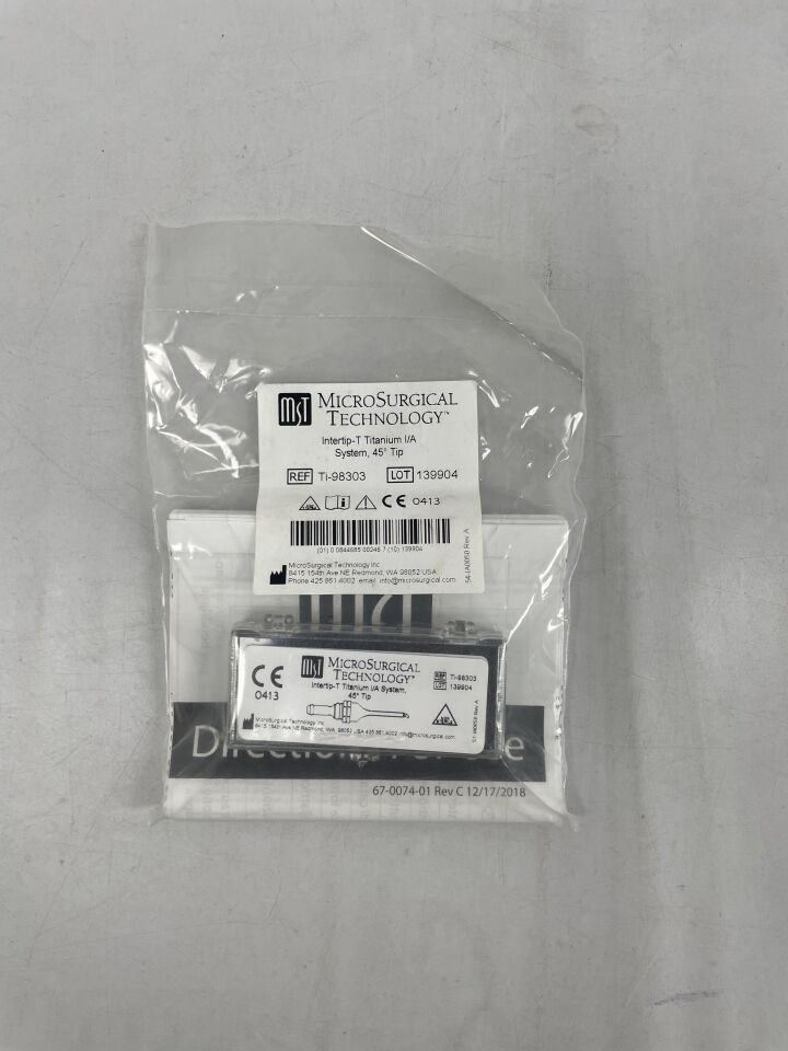 Ti-98303 - MST - Intertip-T Titanium I/A System, 45 tip, (EA) - ( Expiry Date: 2099-12-31 )