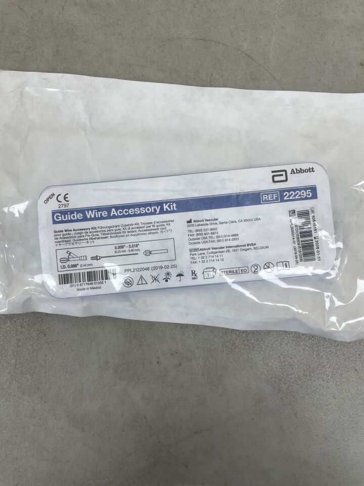 22295 - ABBOTT - Guide Wire Accessory Kit, (EA) - ( Expiry Date: 2026-01-31 )