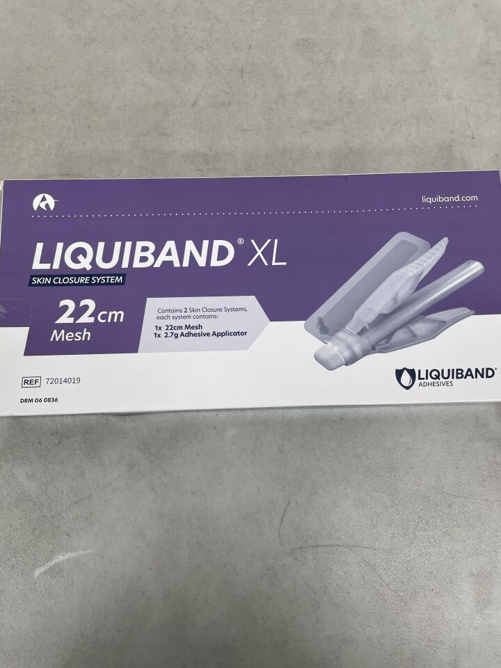 72014019 - ADVANCED MEDICAL SOLUTIONS - Liquiband Skin Closure System XL, 22cm Mesh, (BX/2) - ( Expiry Date: 2026-01-28 )