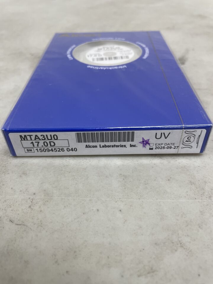 MTA3U0.170 - ALCON - Multiflex III Intraocular Lens, 17.0D, (BX/1) - ( Expiry Date: 2025-09-27 )