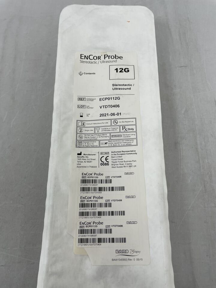 ECP0112G - BARD - EnCor Breast Biopsy Probe 12G, (EA) - ( Expiry Date: 2024-08-28 )