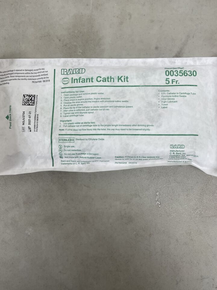 35630 - BARD - 5F Infant Cath Kit, (EA) - ( Expiry Date: 2027-07-31 )