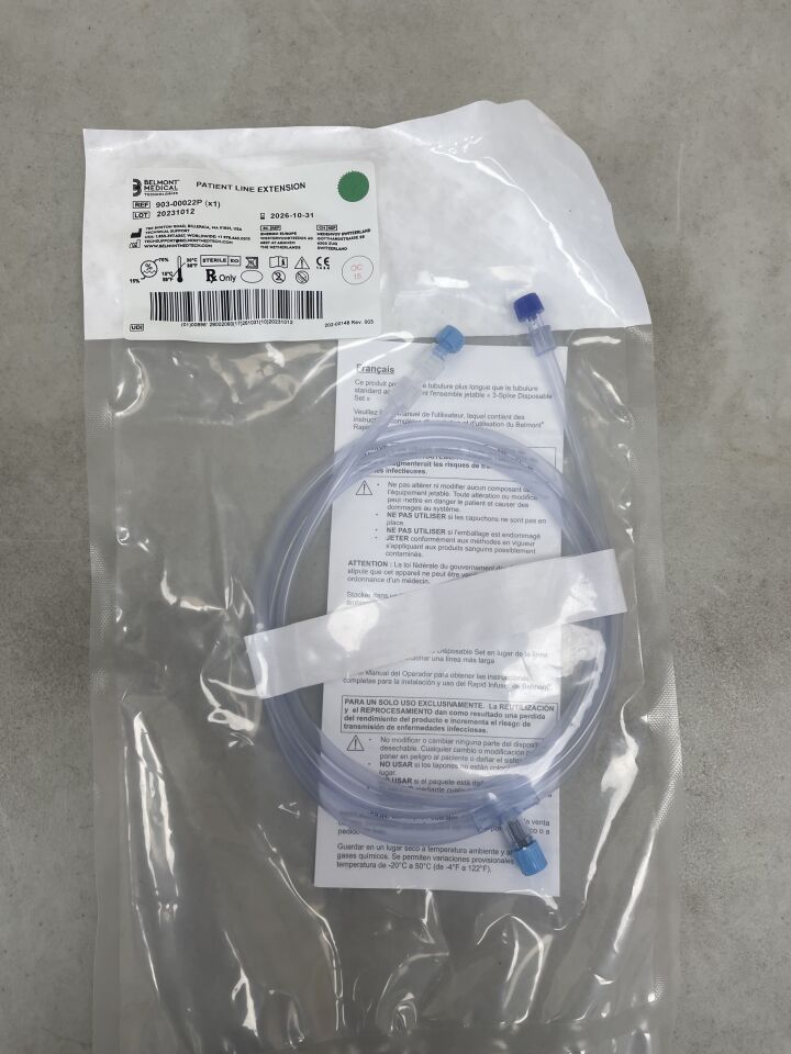 903-00022P - BELMONT - Patient Line Extension, (EA) - ( Expiry Date: 2026-10-31 )