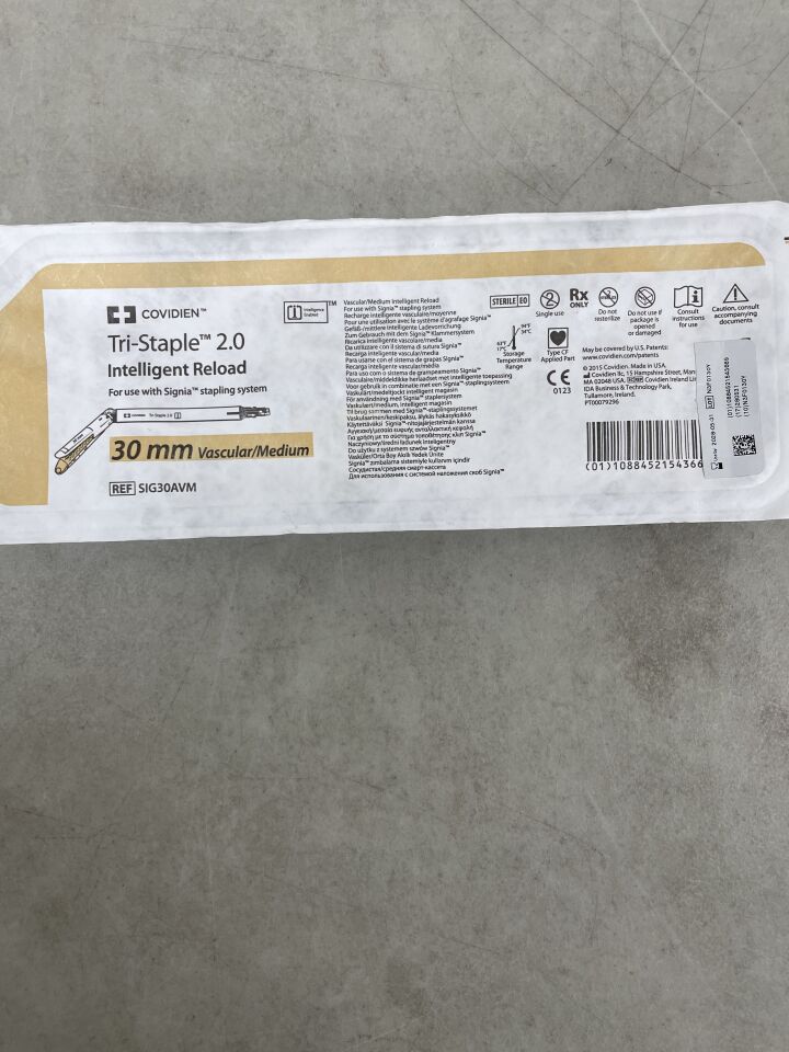 SIG30AVM  -  COVIDIEN  -  Tri-Staple 2.0 Intelligent Reload, 30mm , ( EA )  -  ( Expiry Date : 2028-05-31 )