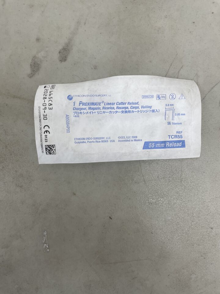 TCR55  -  ETHICON  -  Proximate Linear Cutter Cartridge, Blue, 55 mm Size , ( EA )  -  ( Expiry Date : 2028-09-30 )