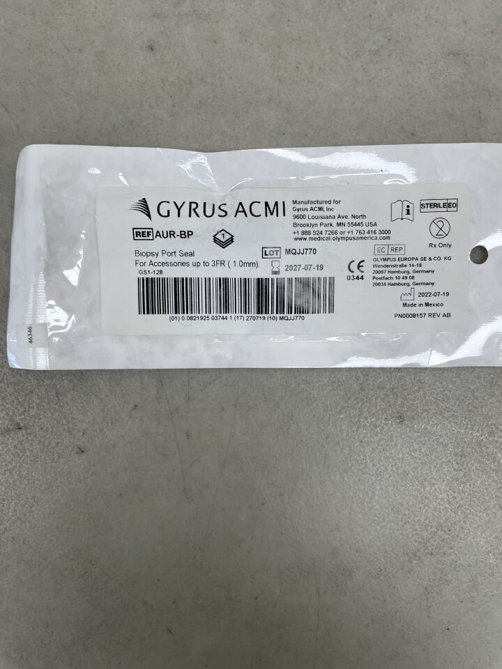 AUR-BP  -  GYRUS ACMI  -  Biopsy Port Seal for Accessories up to 3F , ( EA )  -  ( Expiry Date : 2027-07-19 )