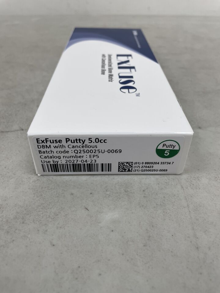 EP5 - HANS BIOMED - ExFuse Putty 5.0cc, DMB with Cancellous, (BX/1) - ( Expiry Date: 2027-04-23 )