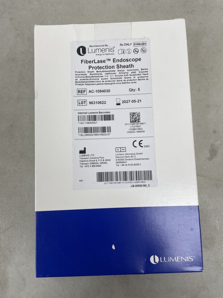 AC-1094030 - LUMENIS - FiberLase Endoscopic Protection Sheath , (BX/5) - ( Expiry Date: 2027-05-21 )