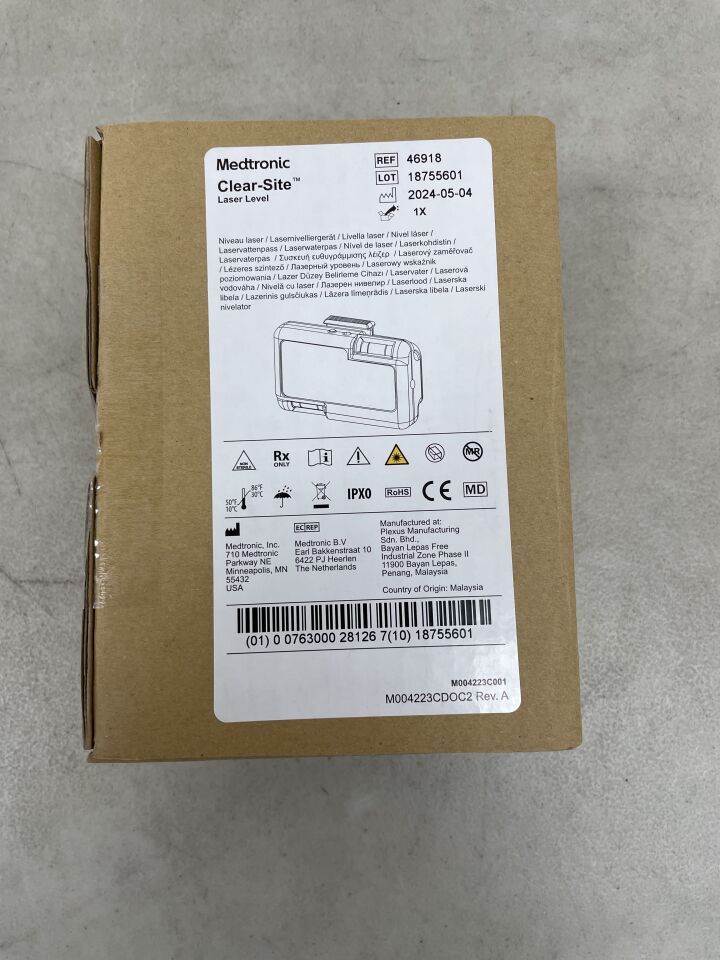46918  -  MEDTRONIC  -  Clear-Site Laser Level , ( BX/1 )  -  ( Expiry Date : 2099-12-31 )