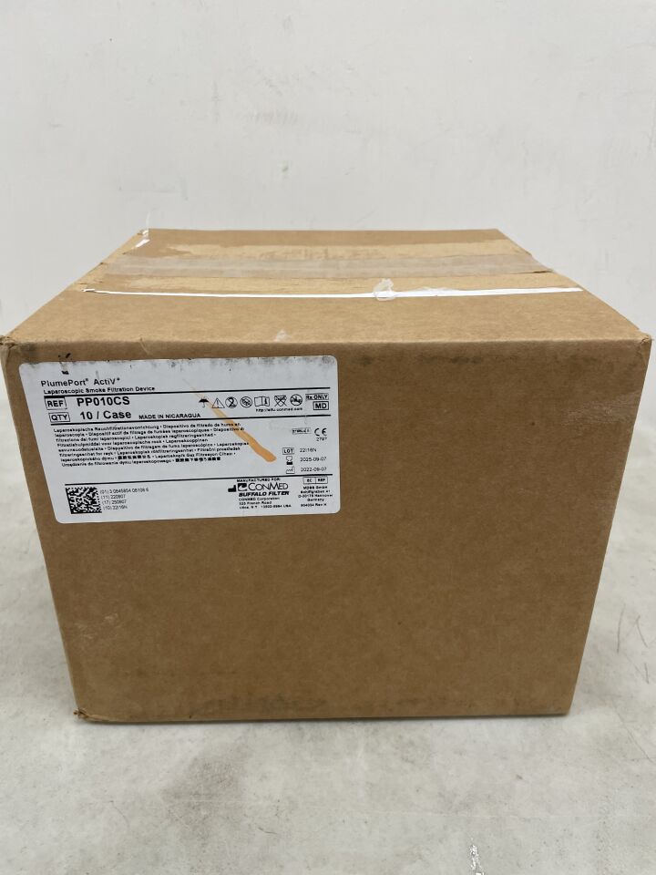 PP010CS - CONMED - PlumePort ActiV Laparoscopic Smoke Filtration Device, (BX/10) - ( Expiry Date: 2025-09-07 )