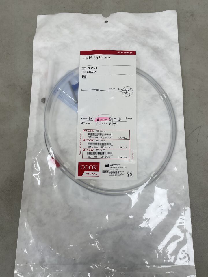 G15054 - COOK - Cup Biopsy Forceps 3.3F x 115cm, Oval, (EA) - ( Expiry Date: 2025-05-20 )
