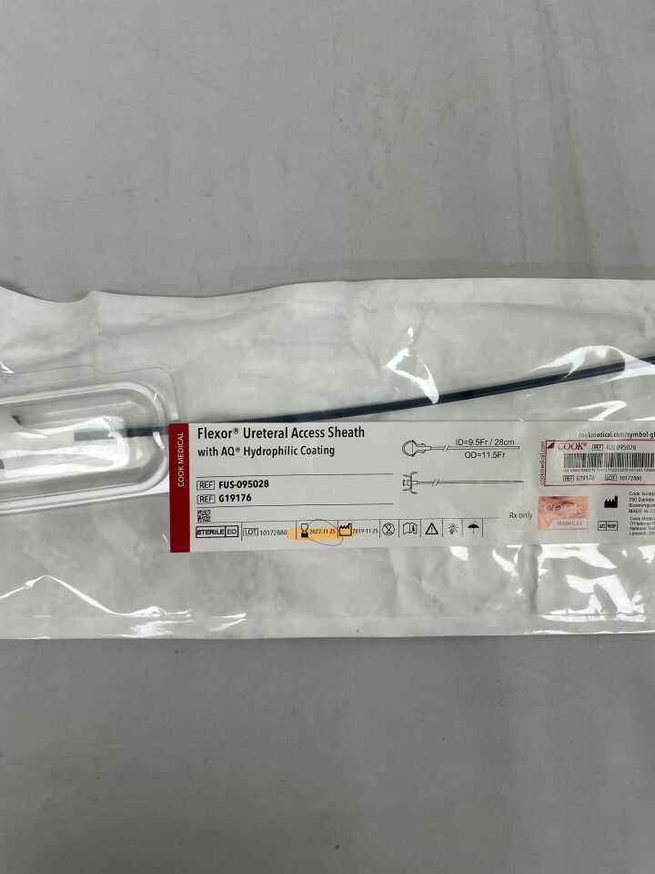 G19176 - COOK - Flexor Ureteral Access Sheath 9.5F x 28cm, (EA) - ( Expiry Date: 2024-05-24 )