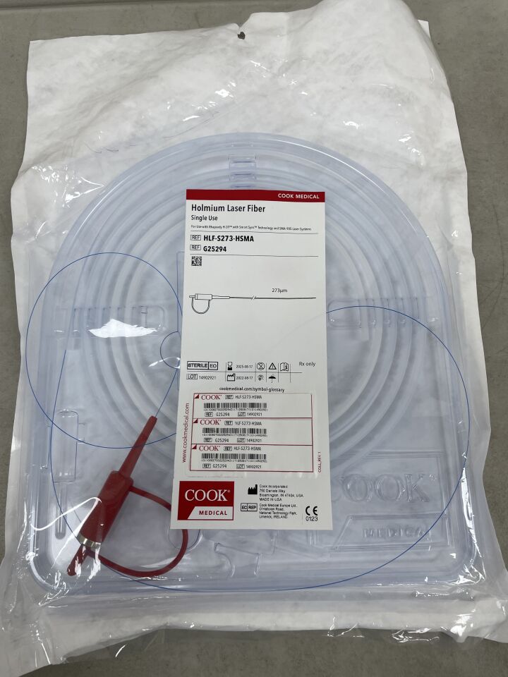 G25294 - COOK - Holmium Laser Fiber, SMA 273µm, (EA) - ( Expiry Date: 2025-08-17 )