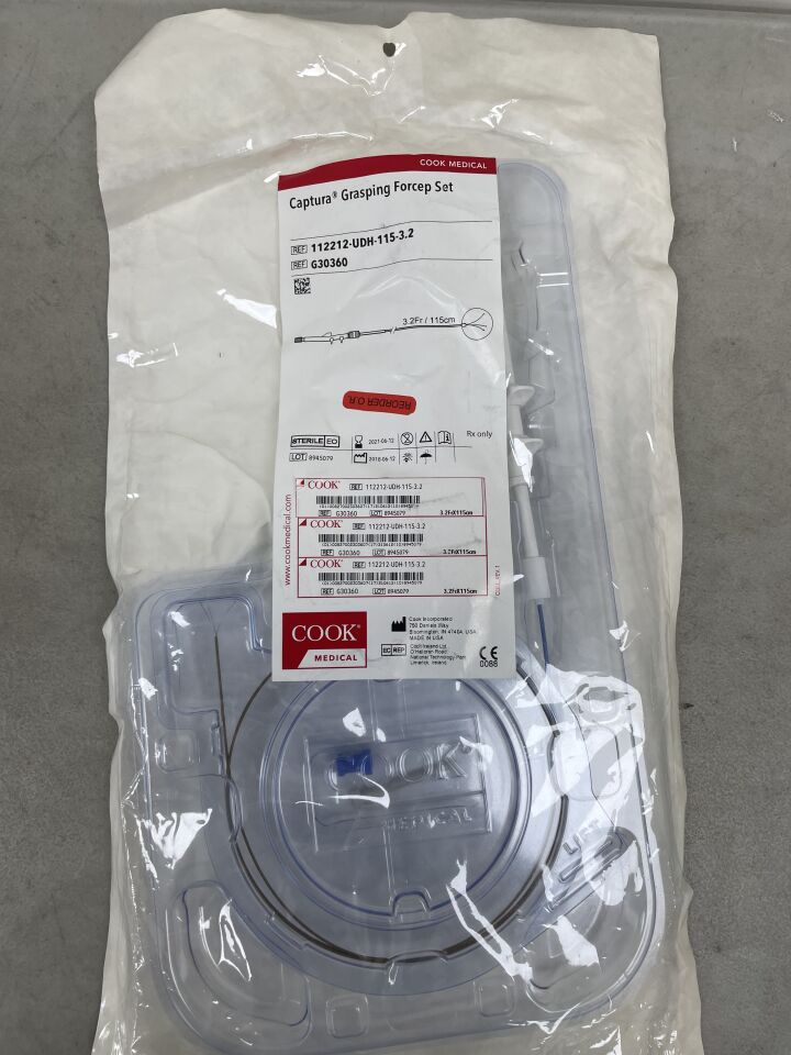 G30360 - COOK - Captura Grasping Forceps 3.2F x 115cm, 15mm, (EA) - ( Expiry Date: 2021-06-12 )