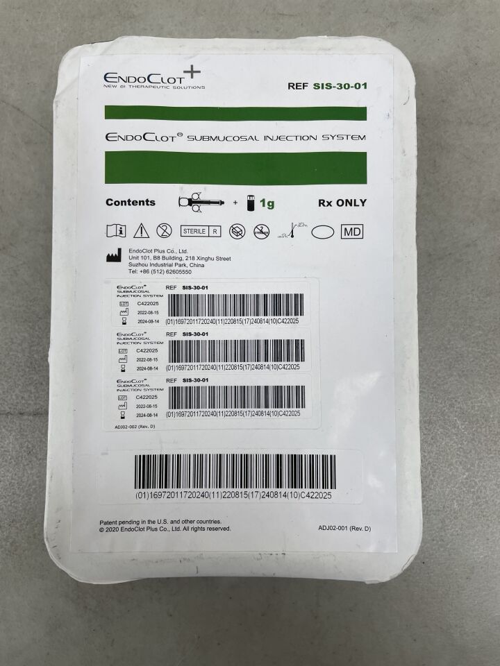 SIS-30-01 - ENDOCLOT - EndoClot Submucosal Injection System, (EA) - ( Expiry Date: 2024-08-14 )