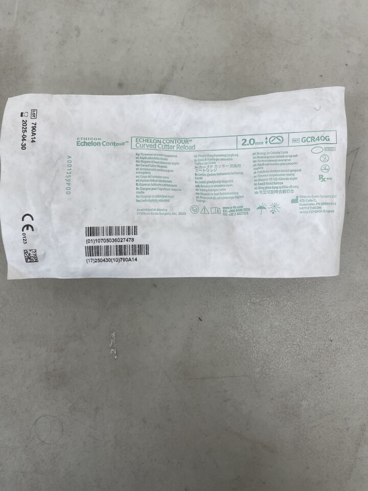 GCR40G - ETHICON - Echelon Contour Curved Sutter Reloads 2mm, (EA) - ( Expiry Date: 2025-04-30 )