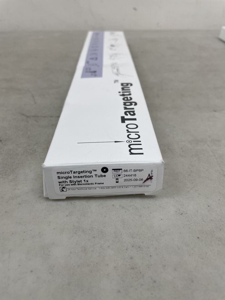 66-IT-BP8P - FHC - microTargeting Single Insertion Tube with Stylet, (BX/1) - ( Expiry Date: 2025-09-06 )