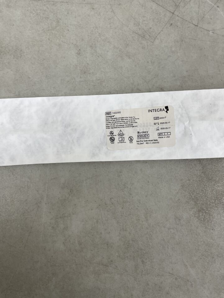 1422300 - INTEGRA - Blitzer Disposable Laryngeal Knife Sickle Tip, (EA) - ( Expiry Date: 2025-03-17 )
